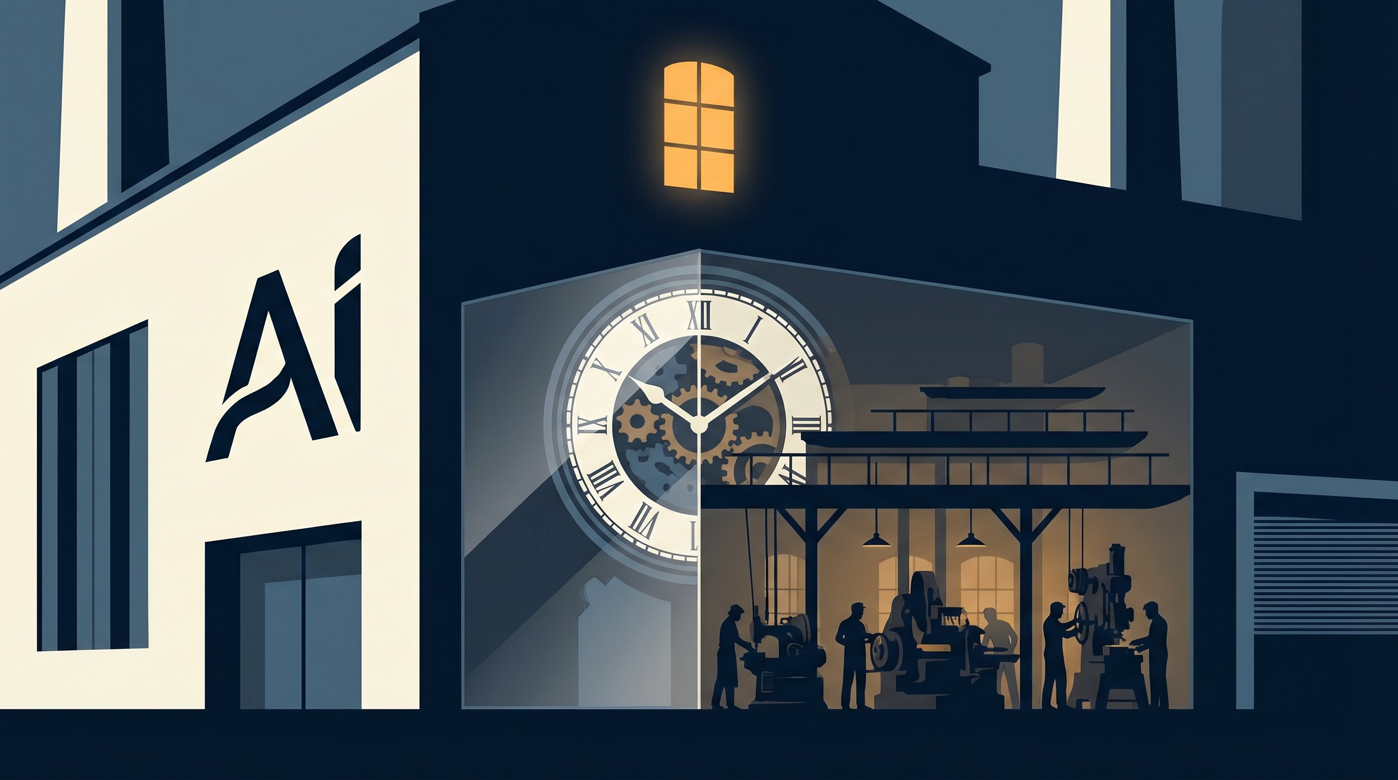 旧工厂换新机器