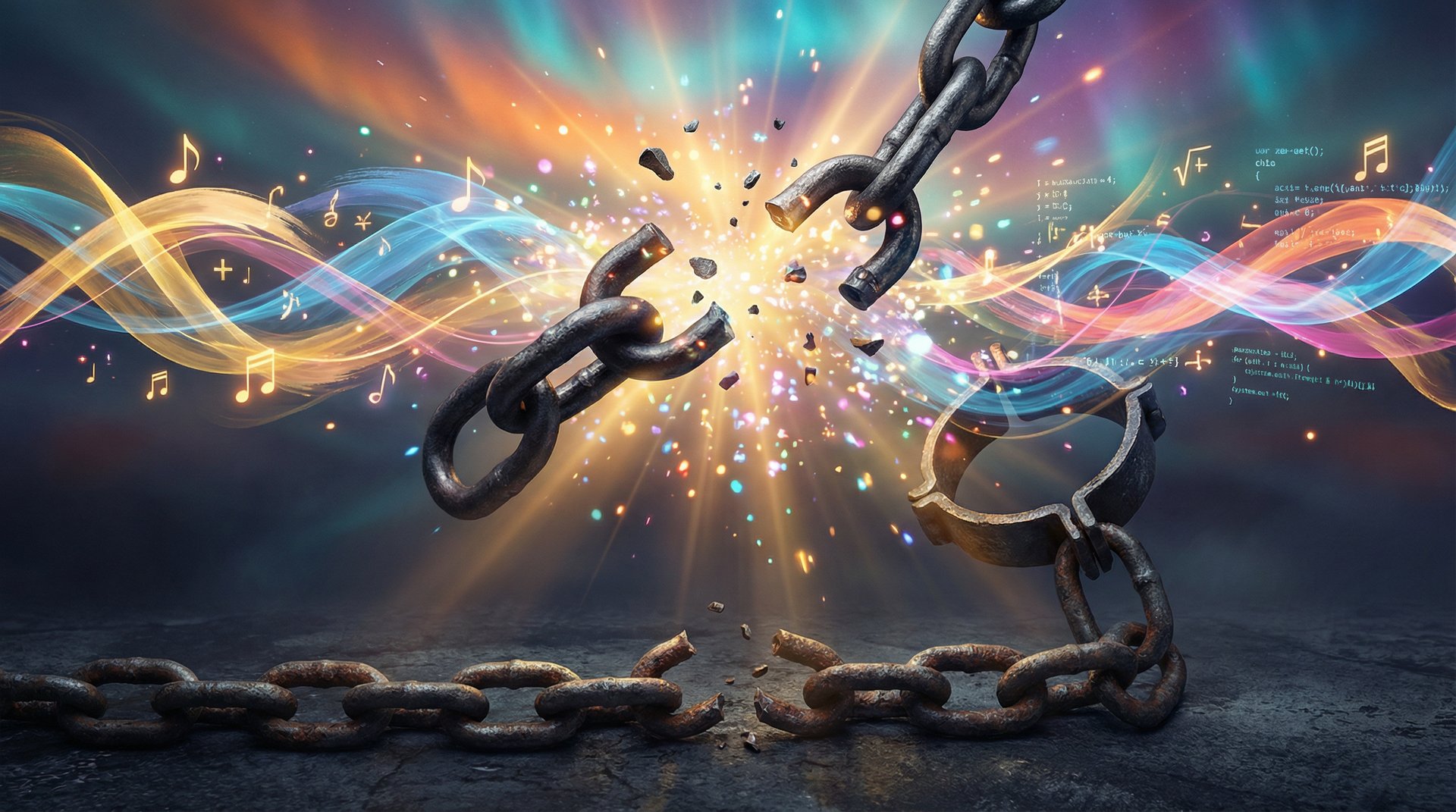 创造力的解放:枷锁被打碎的时刻