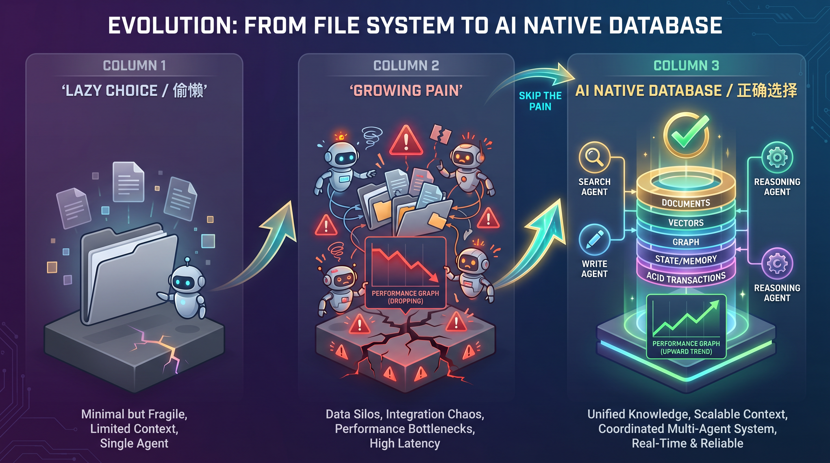 从偷懒的文件系统到 AI Native 数据库的必然演进路径